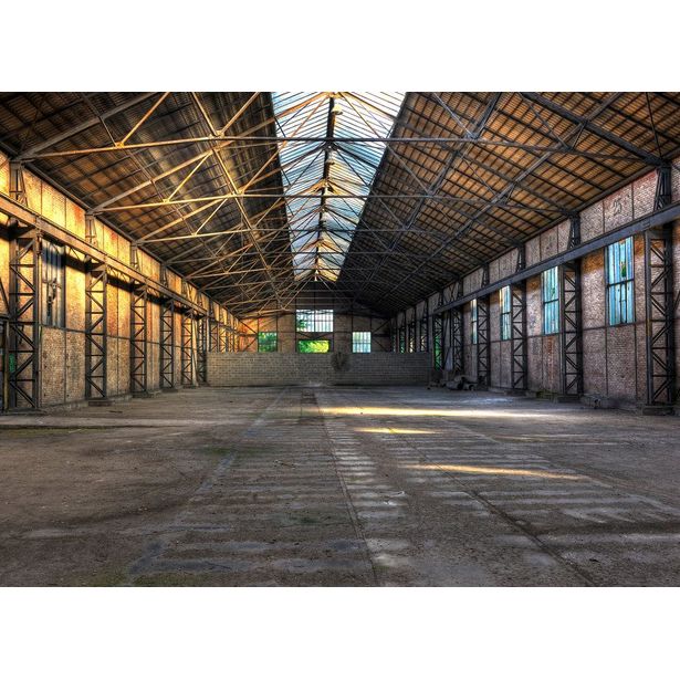 Kuvatapetti A.S. Creation Designwalls Old Hall, 350x255cm, harmaa