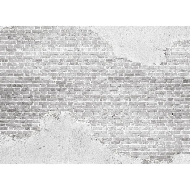 Kuvatapetti A.S. Creation Designwalls Old Brick Wall, 350x255cm, harmaa