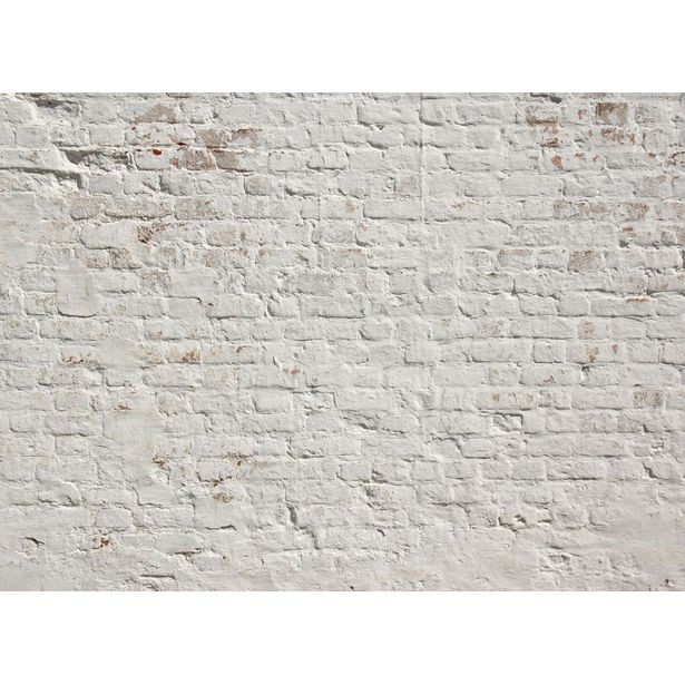 Kuvatapetti A.S. Creation Designwalls Brick White, 350x255cm, valkoinen