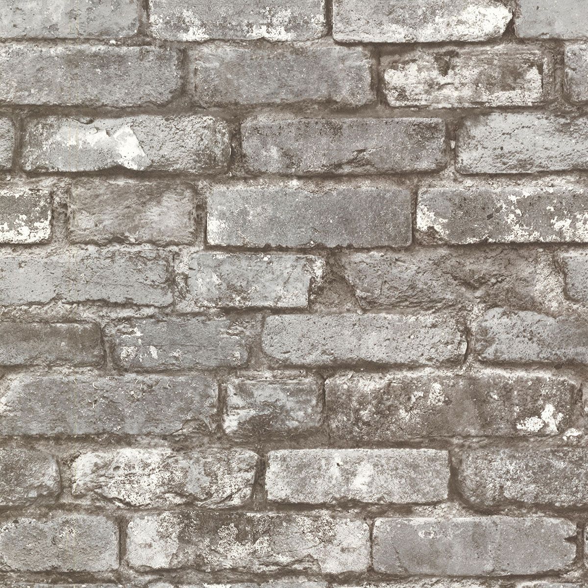 Tiilitapetti Fine Decor Trilogy Brick Wall, ruskeanharmaa