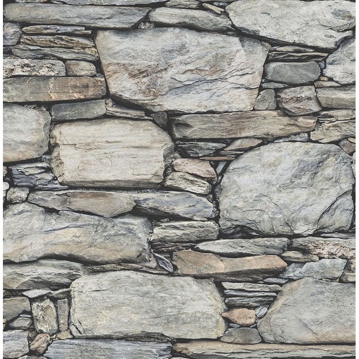Tapetti Fine Decor Trilogy Slate, harmaa