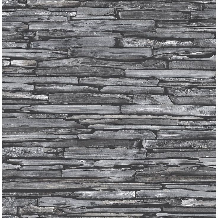 Tapetti Fine Decor Trilogy Dark Gray Slate, tummanharmaa