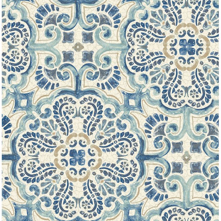 Tapetti Fine Decor Trilogy Oriental, sininen