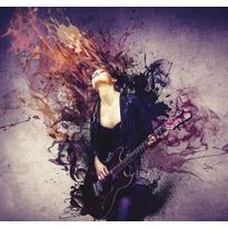 Kuvatapetti Galerie Grunge Digital Guitar Girl, 250x265cm
