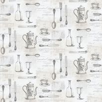 Tapetti Galerie Kitchen Elements KE29939, harmaa