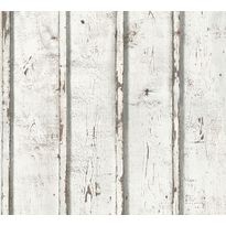 Tapetti A.S. Creation Best of Wood&#039;n Stone II B T3701, valkoinen