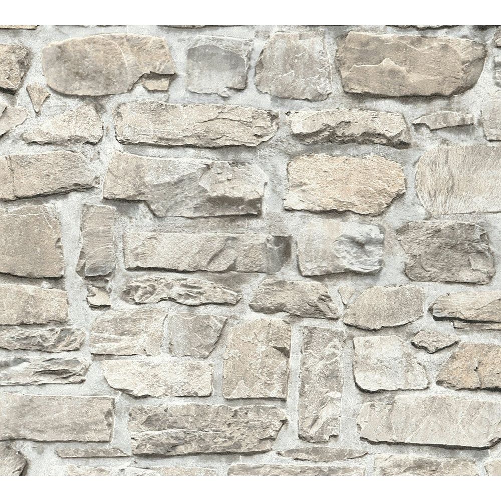 Tapetti A.S. Creation Best of Wood'n Stone II C T3702, harmaa/beige