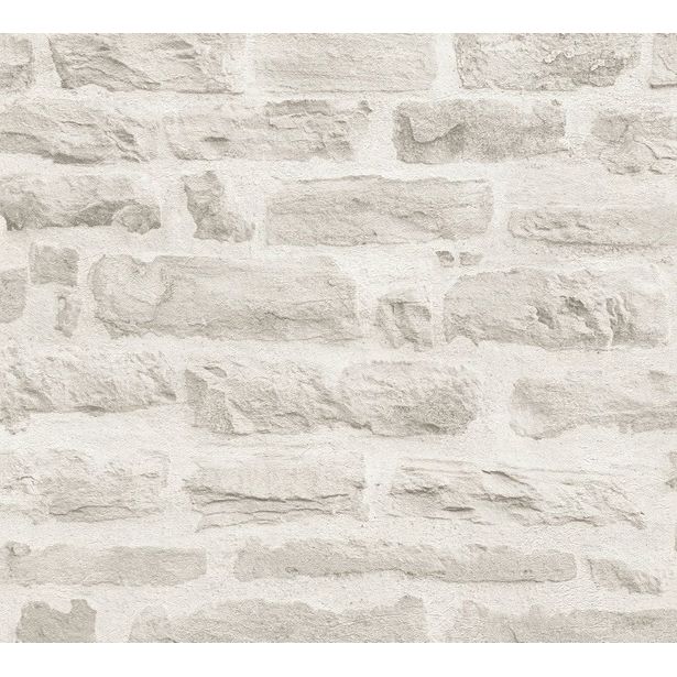 Tapetti A.S. Creation Best of Wood'n Stone II D T5804, valkoinen
