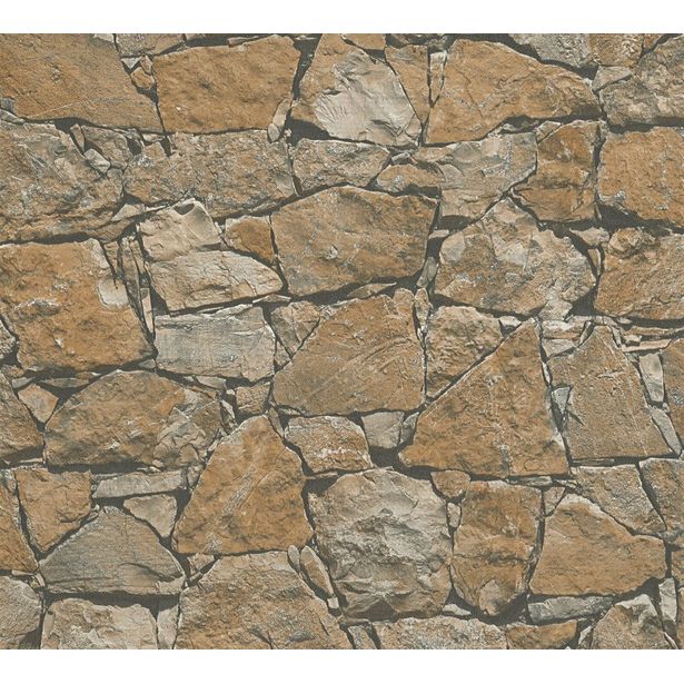 Tapetti A.S. Creation Best of Wood'n Stone II B T8631, harmaa