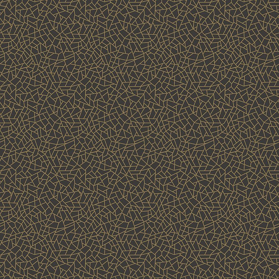 Tapetti Galerie Metallic FX W78192, musta/kulta