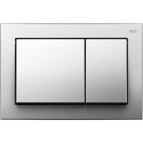 WC-huuhtelupainike TECEbase, kaksoishuuhtelu, kirkas kromi