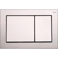 WC-huuhtelupainike TECEbase, kaksoishuuhtelu, mattakromi