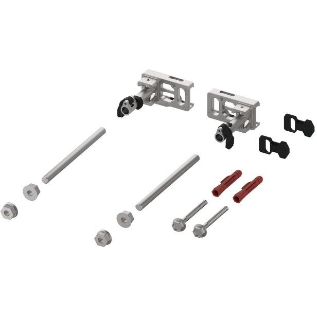 Seinäkiinnike Tece, pulttipari, syvyyssäätö ja pikalukitus