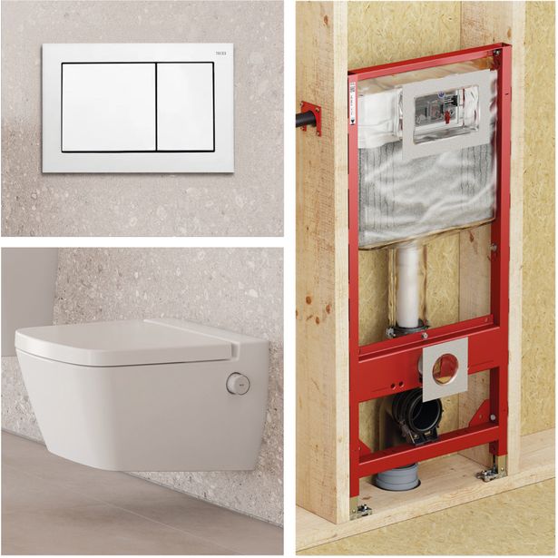 Seinä-WC-paketti Tece TH Pro 3
