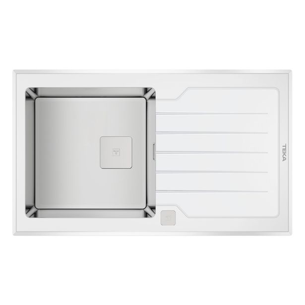 Keittiöallas Teka Diamond RS15 1B 1D, 860x510mm, valkoinen/rst