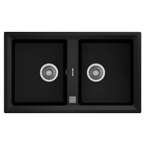 Keittiöallas Teka STONE 90 B-TG, 860x510mm, tegranit, metallinmusta