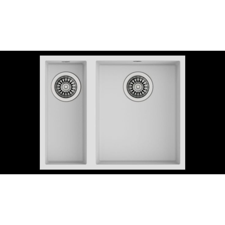 Keittiöallas Teka SQUARE 560 TG, 560x440mm, tegranit, valkoinen