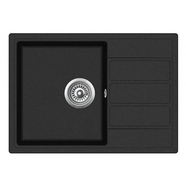 Keittiöallas Teka Comfor 45 S-TG, 620x440mm, tegranit, musta