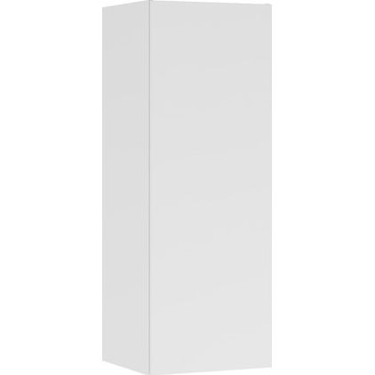 Korkea kaappi Temal, oikeakätinen, 40x33x123.4 cm, valkoinen