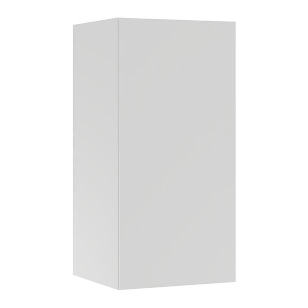 Korkea kaappi Temal, oikeakätinen, 60x48x123.4 cm, valkoinen (01)