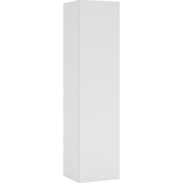 Korkea kaappi Temal, oikeakätinen, 30x38x182 cm, valkoinen