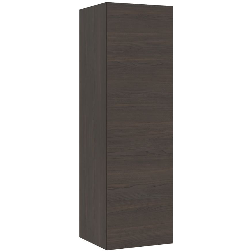 Korkea kaappi Temal, vasenkätinen, 60x58x196.1 cm, ruskea saarni