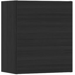 Seinäkaappi Temal, vasenkätinen, 35x33x58.6 cm, musta puu (MP2)
