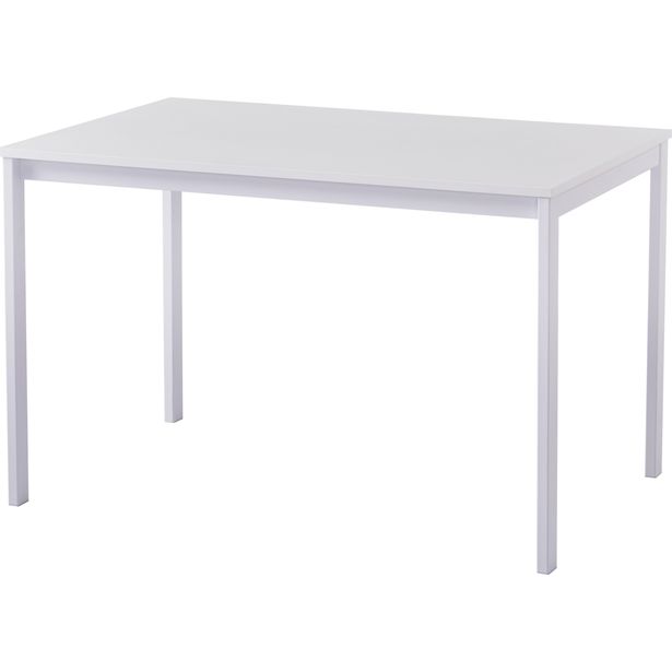 Ruokapöytä Tenstar Polar, 120cm, valkoinen