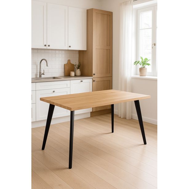 Ruokapöytä Tenstar East, 140x80cm, ruskea