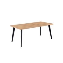 Ruokapöytä Tenstar East, 180x90cm, ruskea