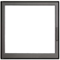 Luukku 410x410 mm teräs grafiitti