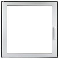 Luukku 410x410 mm teräs satiinikromi