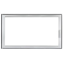 Luukku 700x410 mm teräs satiinikromi