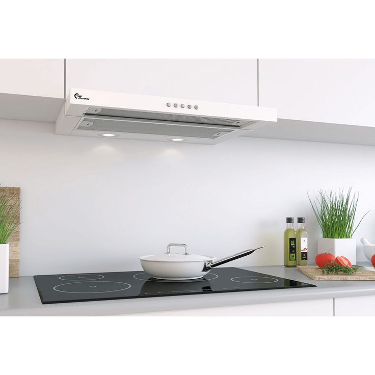 Liesikupu Thermex Super Silent Slider 600mm valkoinen ilmanvaihdon ohjaus/tehostus