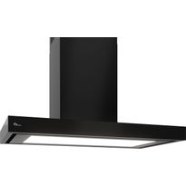 Liesituuletin Thermex Harwich Lux, seinä, 900mm, musta, omalla moottorilla
