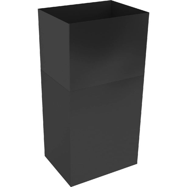 Jatkosuojaputki Harwich II, ripustettava, 1x1950mm, musta