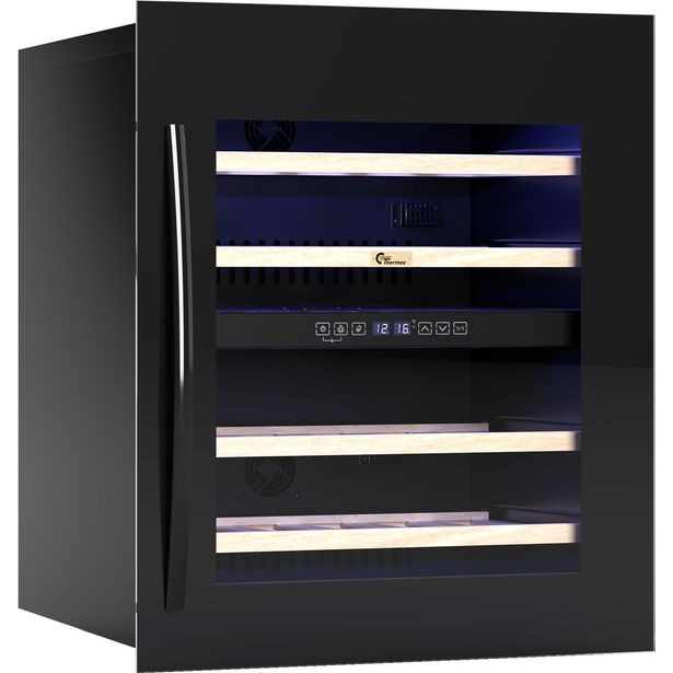 Viinikaappi  Thermex Winemex 30 integroitava, 70cm, musta