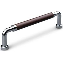 Vedin Theofils Posta cc128 140mm ruskea nahka/kromi, myyntierä 13 kpl, Verkkokaupan poistotuote