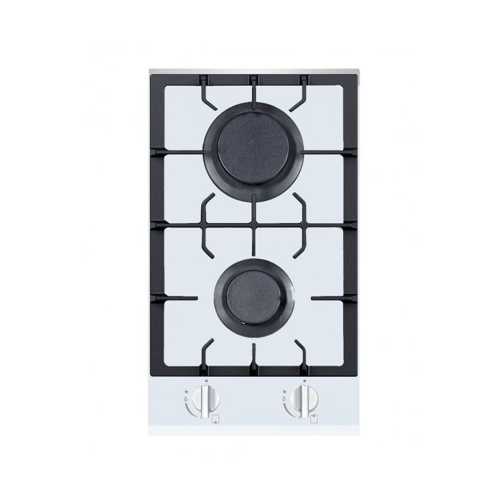 Kaasuliesitaso Schlosser THG3151W, 30cm, 2-liekkinen, valkoinen