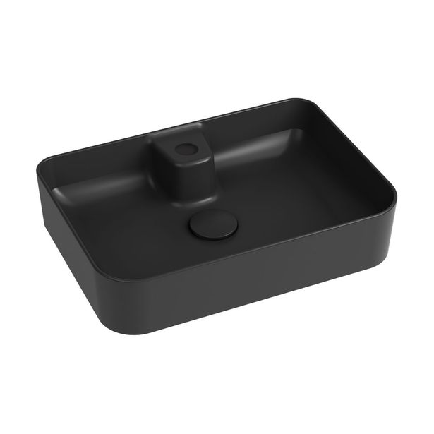 Malja-allas Tammiholma Tomar, 500x350x110mm, mattamusta