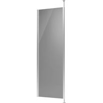 Kiinteä suihkuseinä Tammiholma POLE, 700x1900 mm, savulasi, Verkkokaupan poistotuote
