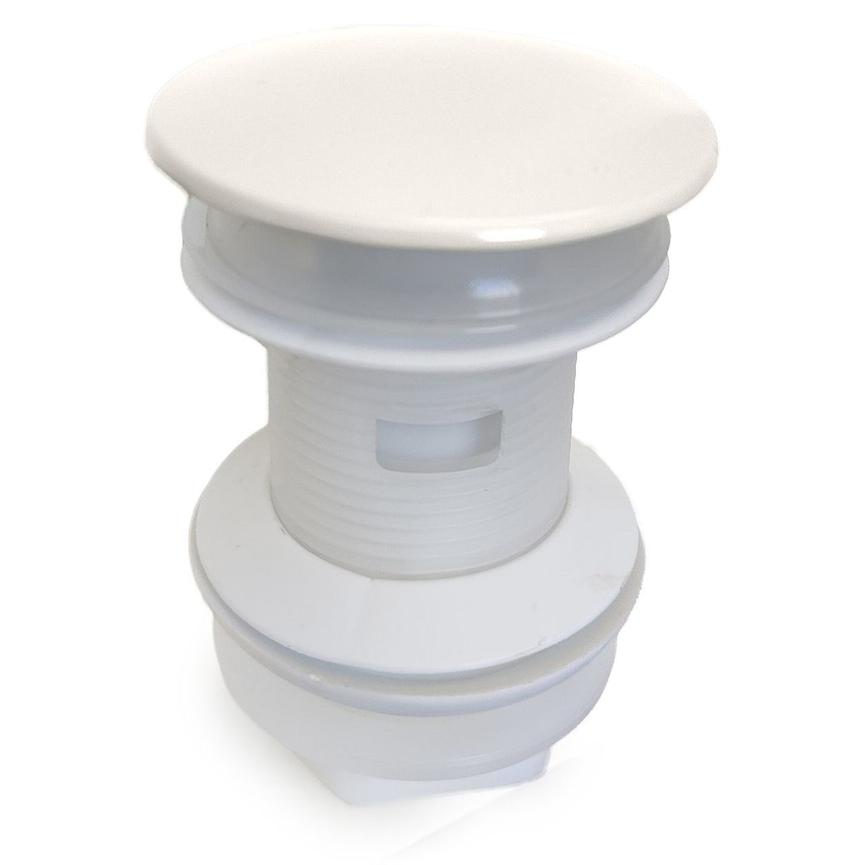Pohjaventtiili Tammiholma, pop-up, ylivuotosuojalla, valkoinen