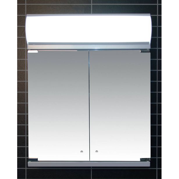 Peilikaappi LED-valaisimella Tammiholma Nemi, 50x62cm, 28W, vikavirtasuojakytkin, Verkkokaupan poistotuote