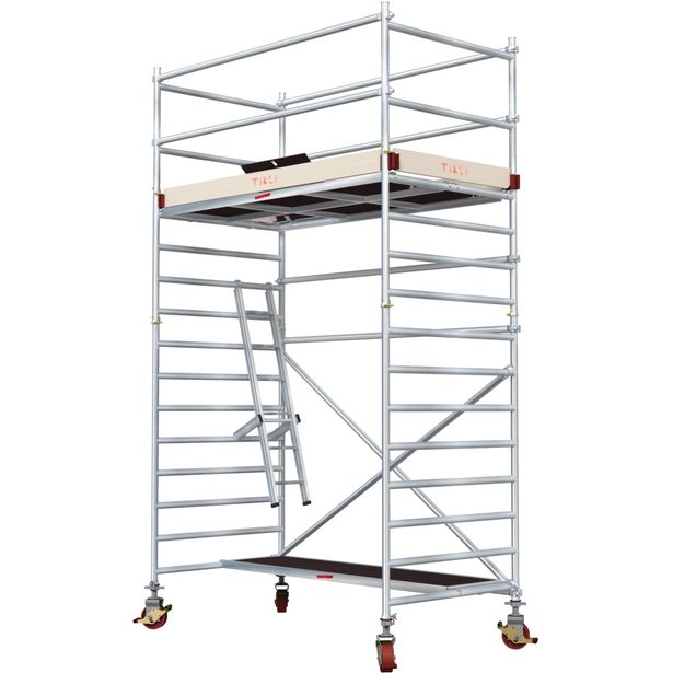 Alumiiniteline Tikli Jumbo 9900P, tasokorkeus 3.5m, 250x135cm