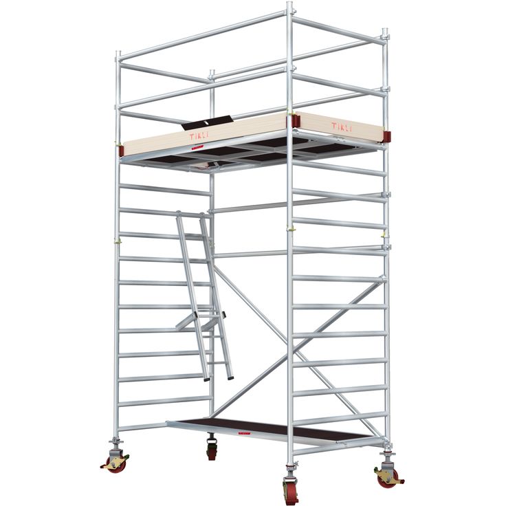 Alumiiniteline Tikli Jumbo 9900P, tasokorkeus 3.5m, 250x135cm