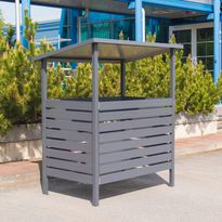 Jätekatos Tikli M, alumiini 660l