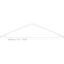 Harjakatto 1:2,5 (21,8°)