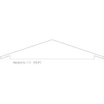 Harjakatto 1:3 (18,4°)