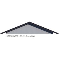 Harjakatto 1:2,5 (21,8 astetta)