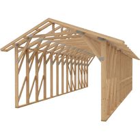 Autokatoksen runkopaketti Aarni, alle 50 m², naulalevyrakenteinen